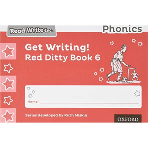 Oxford University Press Read Write Inc. Phonics: Get Writing! Red Ditty Book 6 Pack of 10 (häftad, eng)