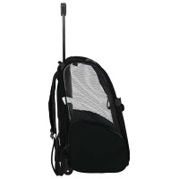 Produktbild för Husdjursvagn 3-i-1-design svart 48x32x(57-106) cm oxfordtyg