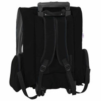 Produktbild för Husdjursvagn 3-i-1-design svart 48x32x(57-106) cm oxfordtyg