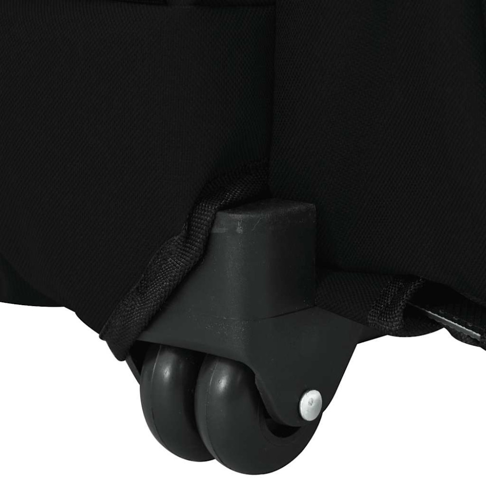Produktbild för Husdjursvagn 3-i-1-design svart 48x32x(57-106) cm oxfordtyg