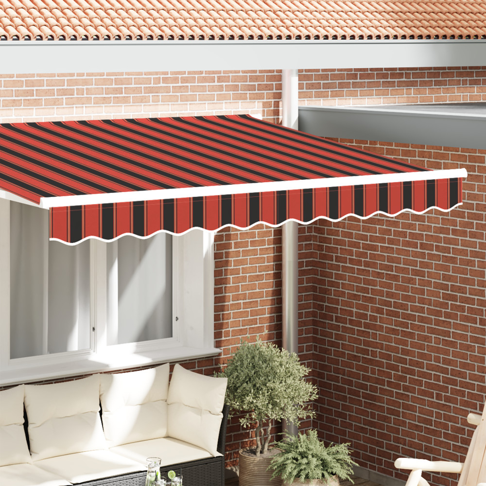 Produktbild för Markiskappa Ersättning Orange / Svart / Gul 3 m Polyester