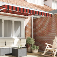 Produktbild för Markiskappa Ersättning Orange / Svart / Gul 3 m Polyester