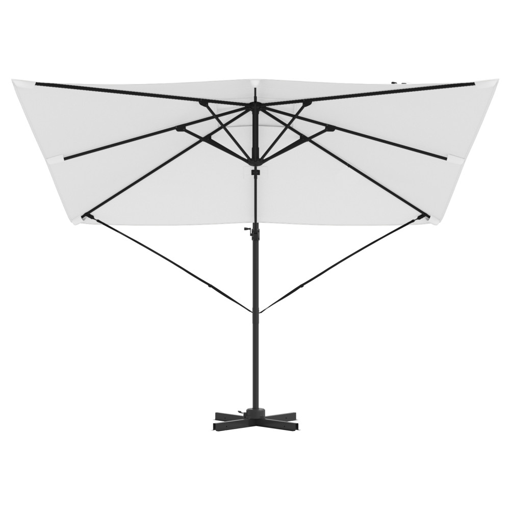 Produktbild för Roma Parasol Beige 286 x 284 x 265 cm Aluminium och Polyester