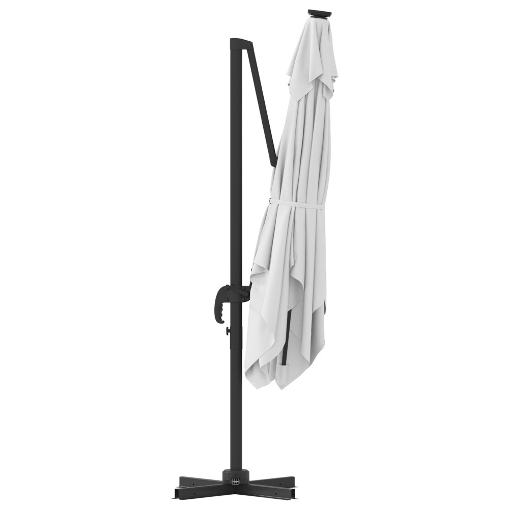 Produktbild för Roma Parasol Beige 286 x 284 x 265 cm Aluminium och Polyester