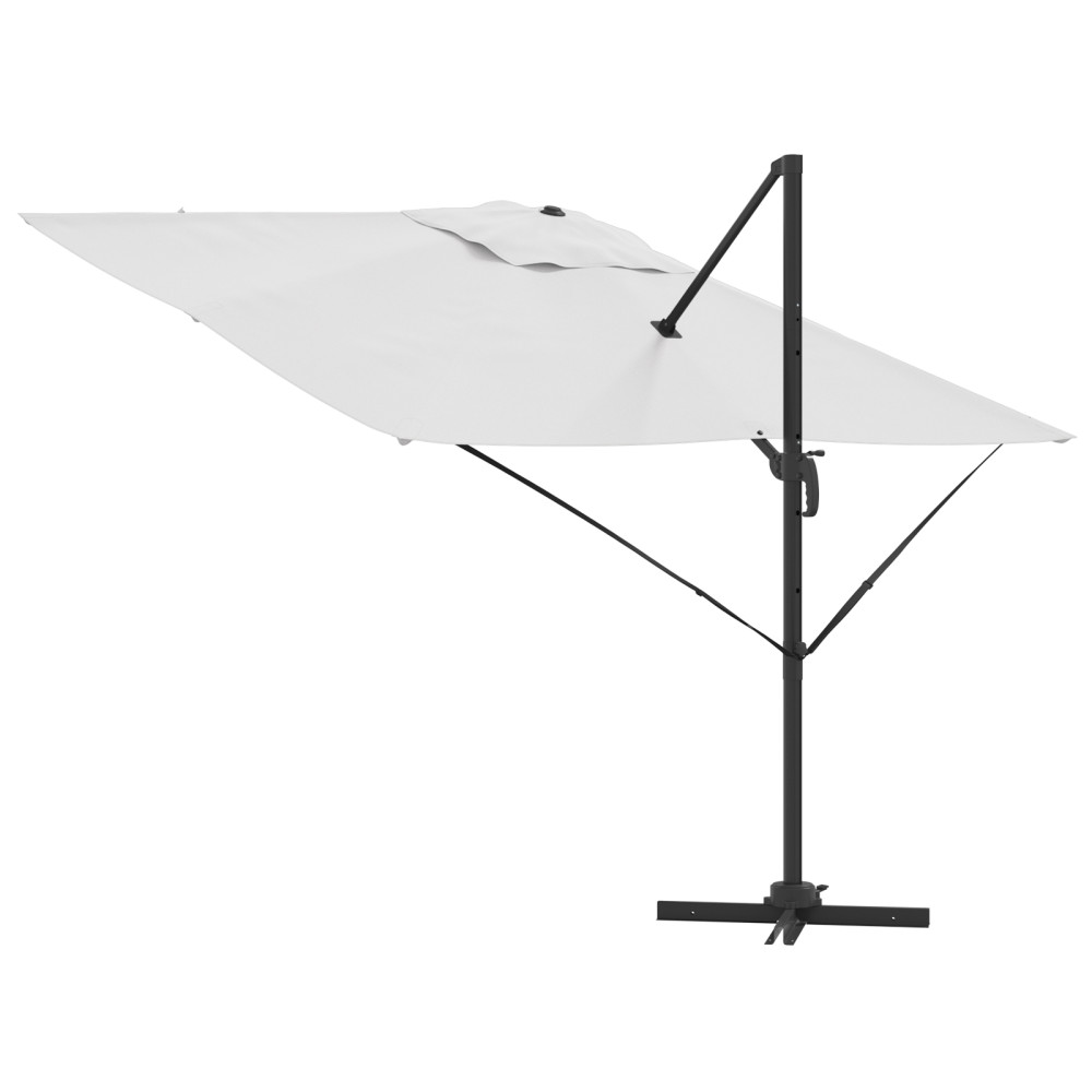 Produktbild för Roma Parasol Beige 286 x 284 x 265 cm Aluminium och Polyester