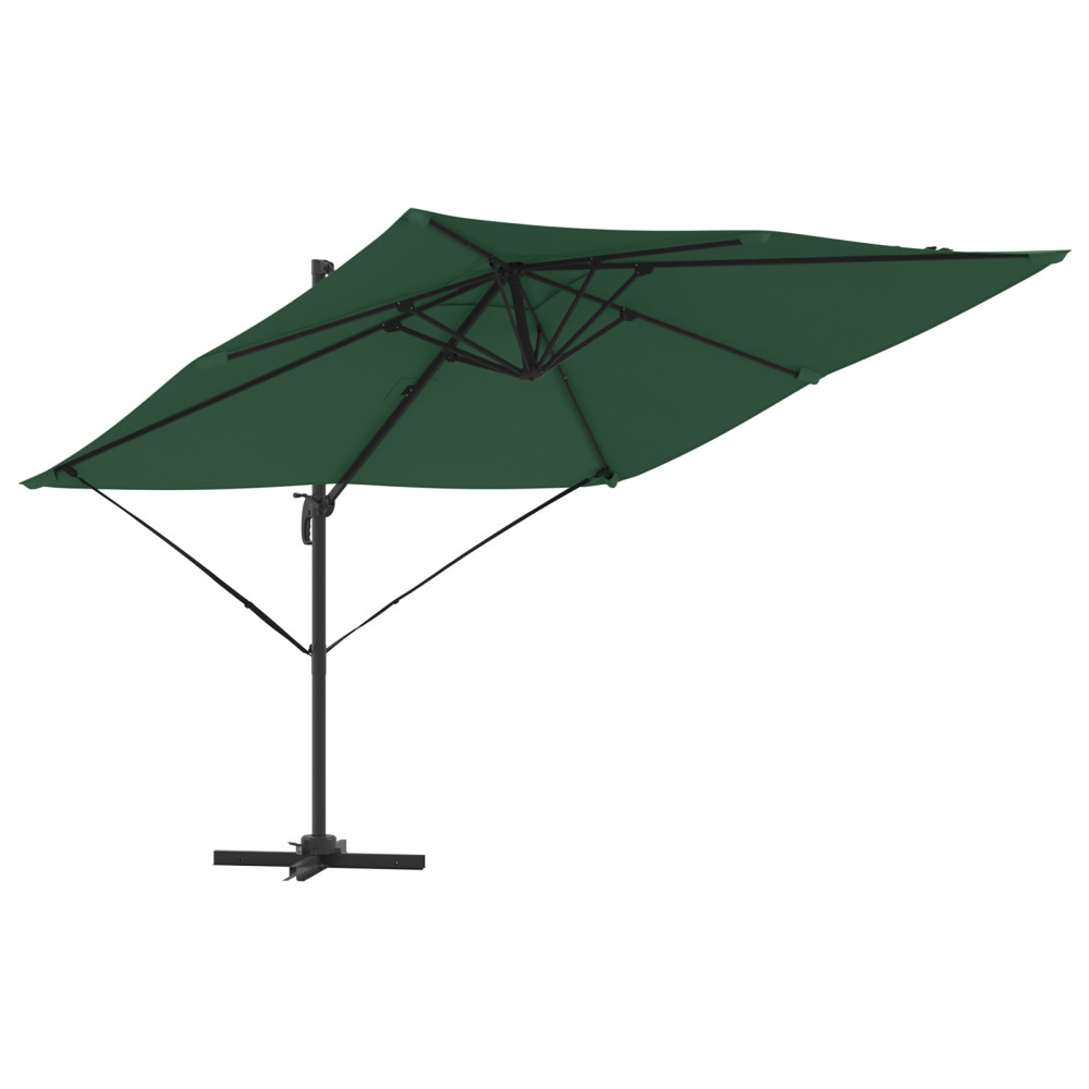 Produktbild för Roma Parasol Grön 286 x 284 x 265 cm Aluminium och Polyester