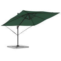 Produktbild för Roma Parasol Grön 286 x 284 x 265 cm Aluminium och Polyester