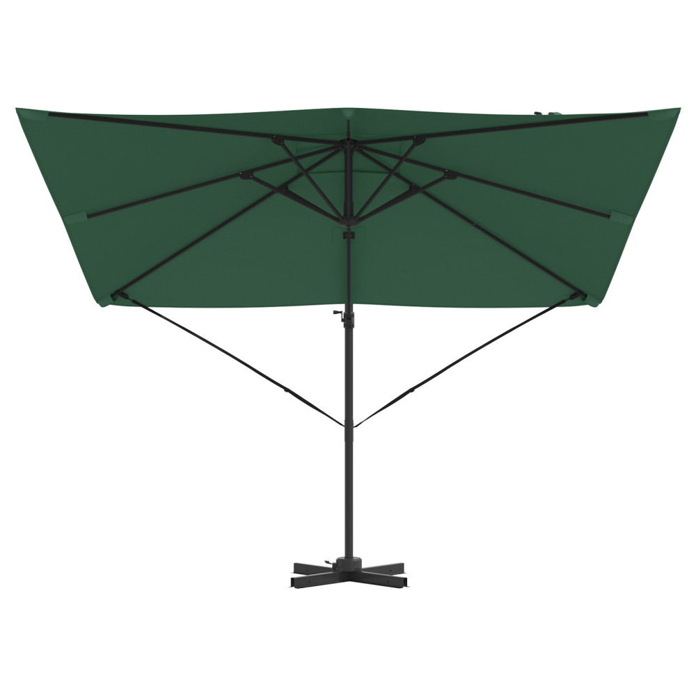 Produktbild för Roma Parasol Grön 286 x 284 x 265 cm Aluminium och Polyester