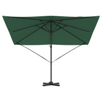 Produktbild för Roma Parasol Grön 286 x 284 x 265 cm Aluminium och Polyester