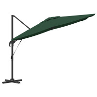 Produktbild för Roma Parasol Grön 286 x 284 x 265 cm Aluminium och Polyester