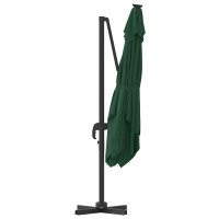 Produktbild för Roma Parasol Grön 286 x 284 x 265 cm Aluminium och Polyester