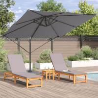 Produktbild för Roma Parasol Antracit 286 x 284 x 265 cm