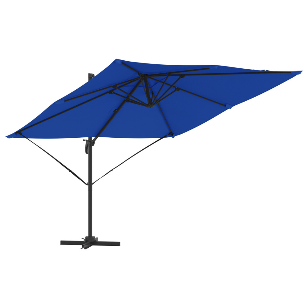 Produktbild för Roma Parasol Blå 286 x 284 x 265 cm Aluminium och Polyester