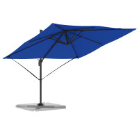 Produktbild för Roma Parasol Blå 286 x 284 x 265 cm Aluminium och Polyester