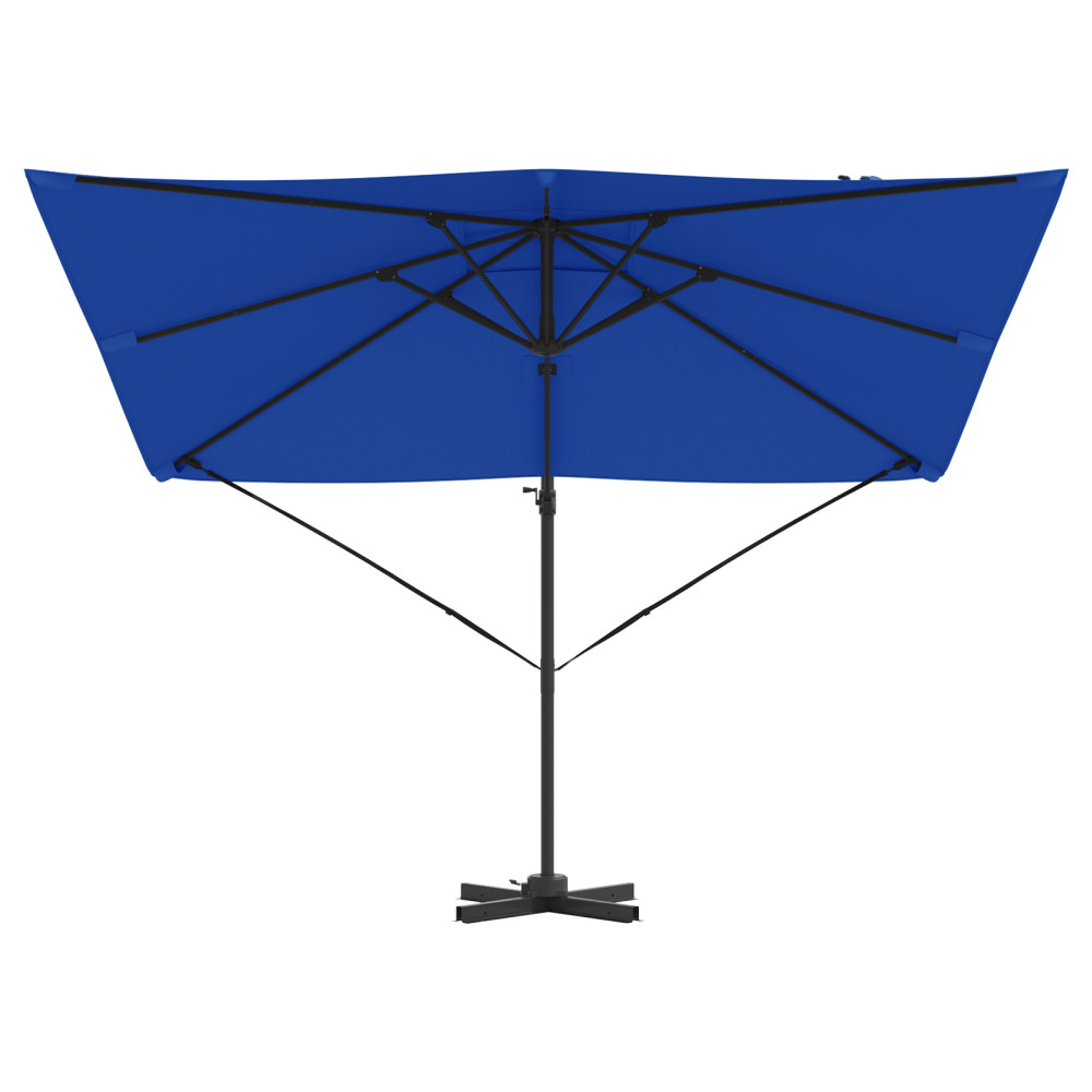 Produktbild för Roma Parasol Blå 286 x 284 x 265 cm Aluminium och Polyester