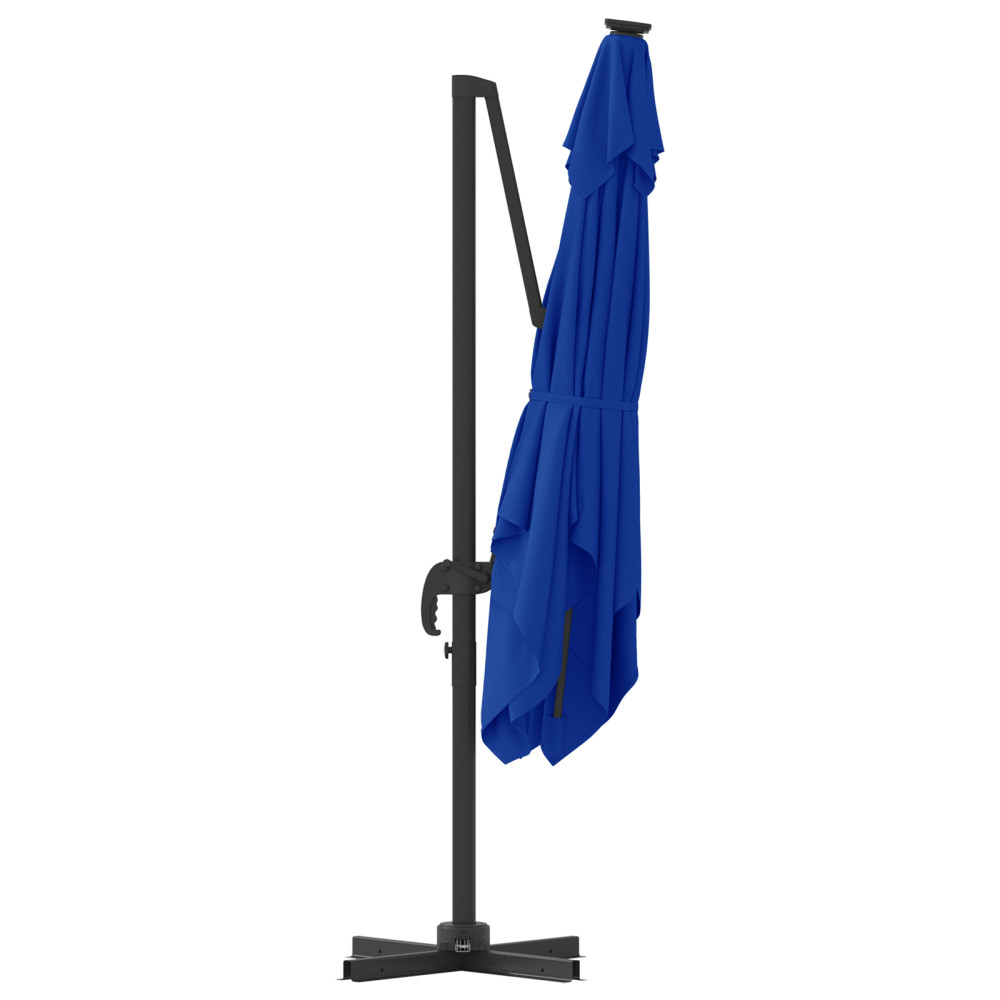 Produktbild för Roma Parasol Blå 286 x 284 x 265 cm Aluminium och Polyester