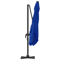 Produktbild för Roma Parasol Blå 286 x 284 x 265 cm Aluminium och Polyester