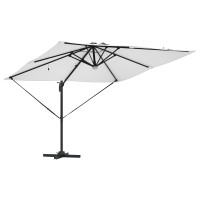 Produktbild för Roma Parasol Beige 286 x 284 x 270 cm Aluminium och Polyester