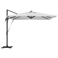 Produktbild för Roma Parasol Beige 286 x 284 x 270 cm Aluminium och Polyester