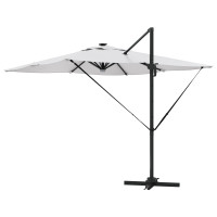 Produktbild för Roma Parasol Beige 286 x 284 x 270 cm Aluminium och Polyester