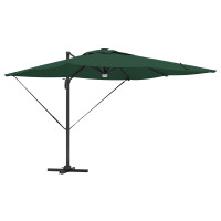 Produktbild för Roma Parasol Grön 286 x 284 x 270 cm Aluminium och Polyester