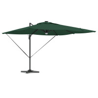 Produktbild för Roma Parasol Grön 286 x 284 x 270 cm Aluminium och Polyester