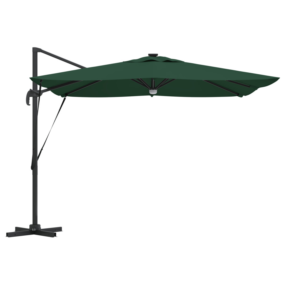 Produktbild för Roma Parasol Grön 286 x 284 x 270 cm Aluminium och Polyester