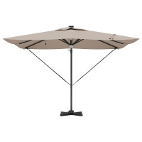 Produktbild för Roma Parasol Taupe 286 x 284 x 270 cm Aluminium och Polyester
