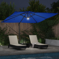Produktbild för Roma Parasol Blå 286 x 284 x 270 cm Aluminium och Polyester