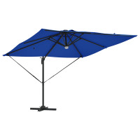 Produktbild för Roma Parasol Blå 286 x 284 x 270 cm Aluminium och Polyester