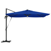 Produktbild för Roma Parasol Blå 286 x 284 x 270 cm Aluminium och Polyester