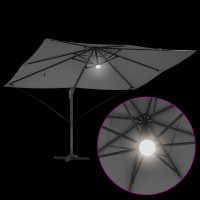 Produktbild för Parasoll Antracit 351 x 250 x 253 cm Polyester och aluminium