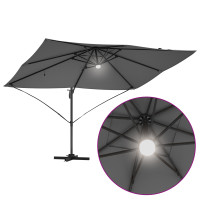 Produktbild för Parasoll Antracit 351 x 250 x 253 cm Polyester och aluminium