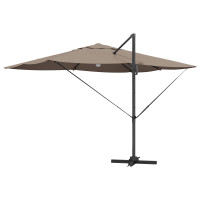 Produktbild för Parasoll Taupe 351 x 250 x 253 cm Polyester och aluminium