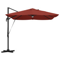 Produktbild för Parasoll Terracotta 351 x 250 x 253 cm Polyester och aluminium
