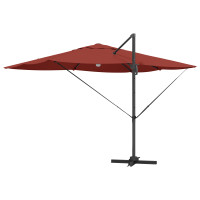 Produktbild för Parasoll Terracotta 351 x 250 x 253 cm Polyester och aluminium