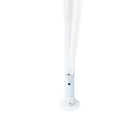 Produktbild för Partytält Vit 400 x 400 x 266 cm Polyeten och Stål
