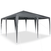 Produktbild för Partytält Antracit 400 x 400 x 266 cm Polyeten och Stål