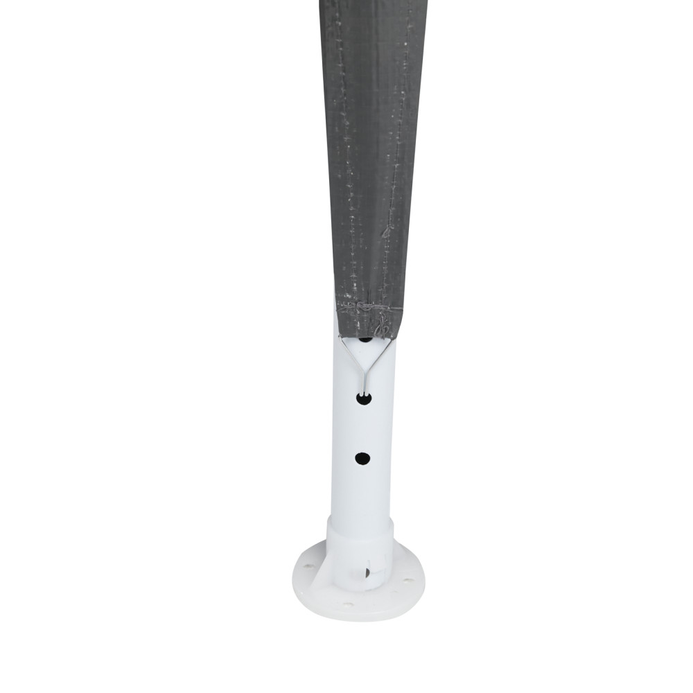 Produktbild för Partytält Antracit 400 x 400 x 266 cm Polyeten och Stål