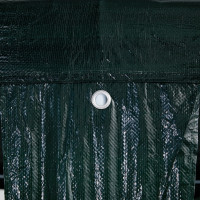 Produktbild för Partytält Grön 400 x 400 x 266 cm Polyeten och Stål