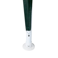 Produktbild för Partytält Grön 400 x 400 x 266 cm Polyeten och Stål