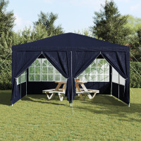 Produktbild för Partytält Blå 400 x 400 x 266 cm polyeten