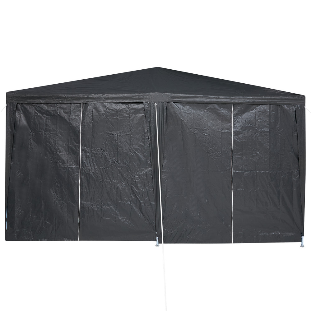 Produktbild för Partytält Antracit 400 x 400 x 266 cm polyeten