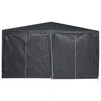 Produktbild för Partytält Antracit 400 x 400 x 266 cm polyeten