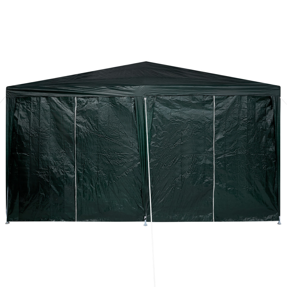 Produktbild för Partytält Grön 400 x 400 x 266 cm polyeten
