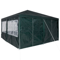 Produktbild för Partytält Grön 400 x 400 x 266 cm polyeten