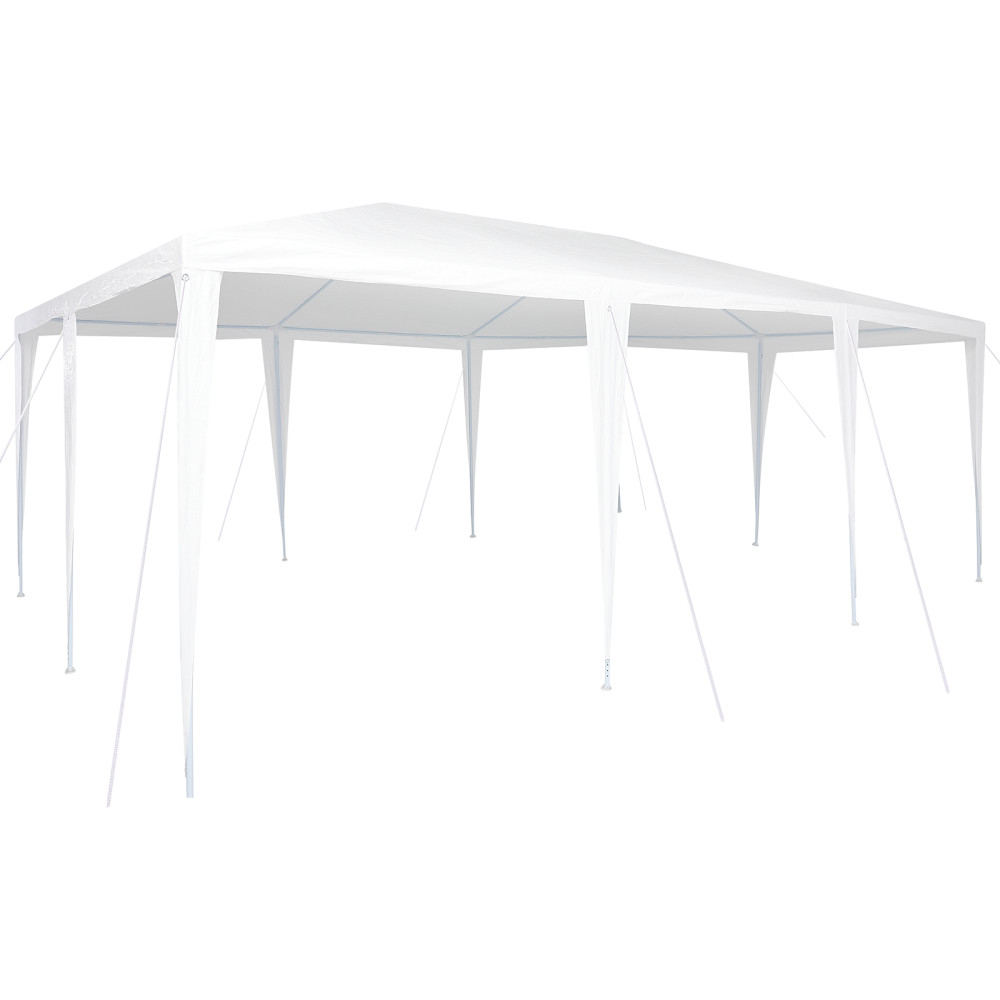 Produktbild för Partytält Vit 600 x 400 x 266 cm Polyeten och Stål
