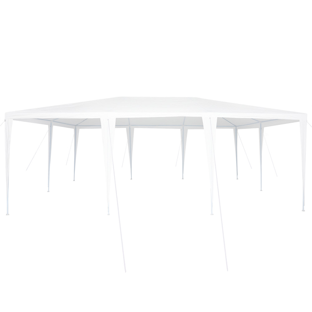 Produktbild för Partytält Vit 600 x 400 x 266 cm Polyeten och Stål