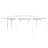 Produktbild för Partytält Vit 600 x 400 x 266 cm Polyeten och Stål