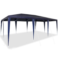 Produktbild för Partytält Blå 600 x 400 x 266 cm Polyeten och Stål